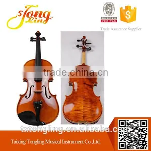 (TL004-1) Best Brand Antique Violin Maple Acoustic Quality Violin With Case OEM Available thumbnail-1