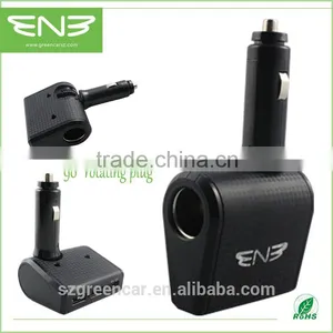 DOUBLE SIDE PLUG Triple USB With Socket Car Charger for Car Accessories Consumer Electronics thumbnail-3