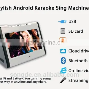 10.1inch Android Portable Karaoke Player With sd Usb Wifi thumbnail-1