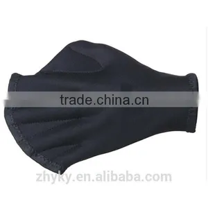 Hot Sell Diving Equipment Swimming Paddle Gloves Hand Webbed Aqua Fit Swim Training Gloves thumbnail-3