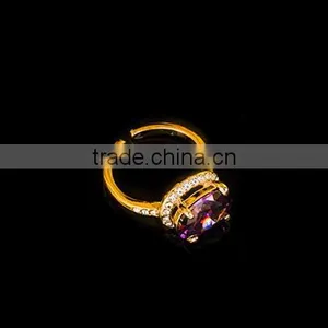 2014 Semiprecious Stone Amethyst Ring thumbnail-1