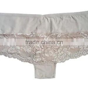 OEM High Quality Women Panties Spandex and Cotton Soft Lace Panties thumbnail-1