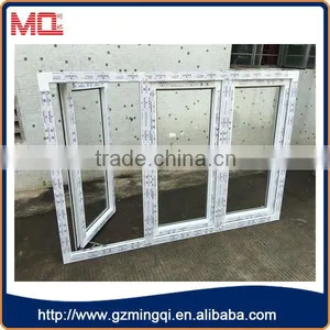 3 Panel Triple PVC Open Inside Casement Window Design for Home thumbnail-4