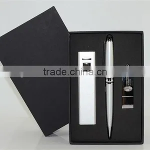 Customized Power Bank /Screen Touch Pen /USB Flash Drive Business Travel Gift Kit as Xmas Gift thumbnail-3