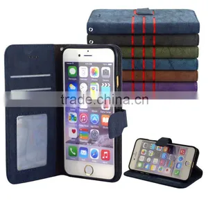 Luxury Magnetic Flip Cover Stand Wallet Leather Case For Apple IPhone 6 6S PLUS thumbnail-1