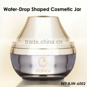 10g 30g 50g Water Drop Shaped Acrylic Cosmetic Cream Jar thumbnail-1