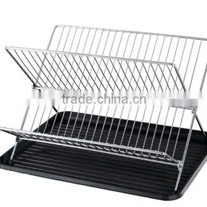 LBY Simple Pattern Fancy Folding Dish Rack Shelves thumbnail-1