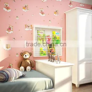Plain Wallpaper/kids Wallpaper Wallcovering/non Woven Wallpaper thumbnail-1
