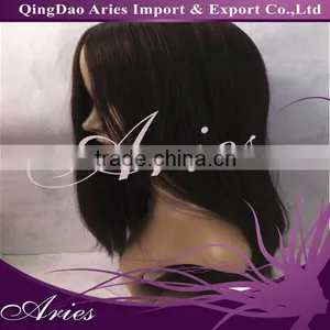 100% Human Hair Brazilian Virgin Silk Top Natural Straight Kosher Jewish Wig thumbnail-1