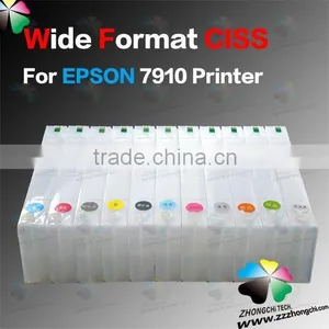 High Quality Wide Format Resettable Refillable Ink Cartridge for Epson 7900 7910 Printer thumbnail-1