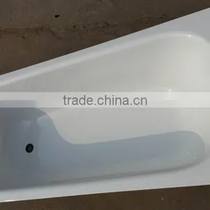 Steel Enamel Bathtub Without Overflow Hole 170x70x36cm thumbnail-1