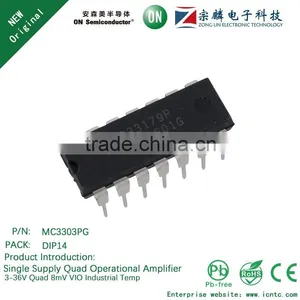 Genuine Original MC3303PG DIP14 Single Supply Quad Operational Amplifier 3-36V thumbnail-1