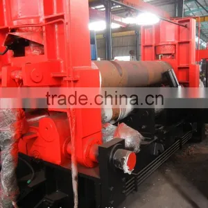 W11series 3 Roller Plate Bending Machine, 3 Roller Ring Rolling Machine, Carbon Steel Sheet Rolling Machine thumbnail-5