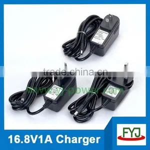li Ion Charger 16.8v 1a Charger for li Ion Battery Pack 14.8v Charger EU US UK SAA Plug YJP-168100 thumbnail-1