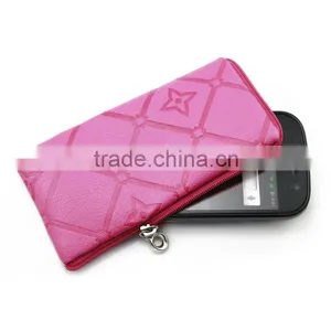 Mobile Phone Case With Zipper and Lanyard, Customized Patterns/Logos Are Welcome thumbnail-1