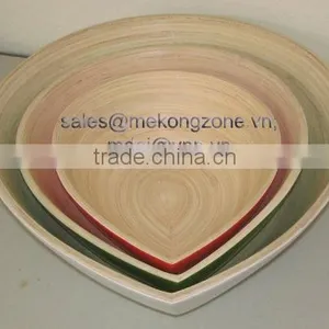 Lacquered Bamboo Bowl thumbnail-1