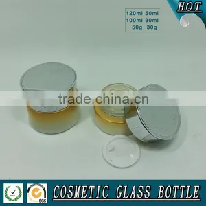 Luxury Cosmetic Empty Glass Lotion Bottle and Cosmetic Cream Jar thumbnail-6