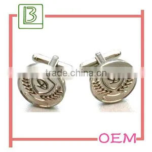 Metal Costomized Personalized Gold Cufflinks thumbnail-1