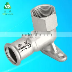 Elbow With Wall Plate thumbnail-1
