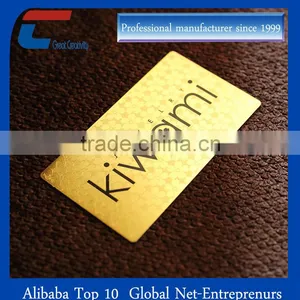 Business Gift Silver/gold Plating Metal Invitation Cards thumbnail-1