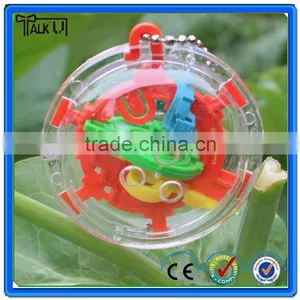 High Quality Plastic Children Intellect 3D Puzzle Maze Ball/educational Puzzle Toy thumbnail-1