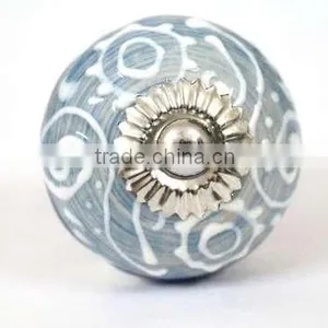 Ceramic Knobs/Cabinet Knobs/Drawer Knobs/Hand Painted Knobs thumbnail-1