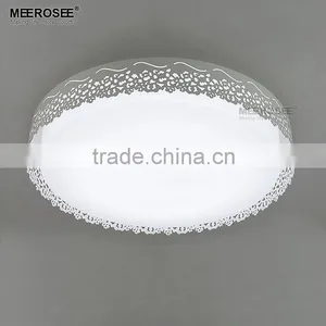 Round Plastic Ceiling Lights Cover LED Flush Mount Cieling Light Fitting MD83061 thumbnail-1