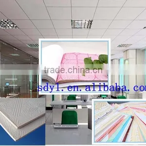2016 China Manufacturer Xinyalai Factory Supply Embossed Pvc Foil for Gypsum Ceiling Tiles thumbnail-1