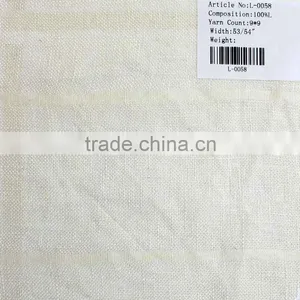 9*9 Dobby Pure Linen Fabric thumbnail-1