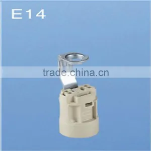 HOT SELL E14 Candle Lamp Holder With Different Height Bracket /push-in for Wires thumbnail-3