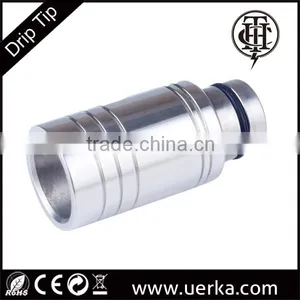 Top Selling SS-002 2015 Wholesale Ecig Atomizer Wide Bore Drip Tip With Stainless Steel Material thumbnail-2