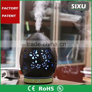 Ultrasonic Aroma Humidifier Ceramic Diffuser With LED Light thumbnail-2