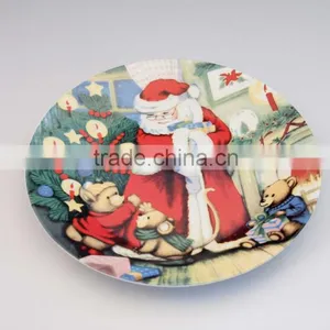 Porcelain Dinner Plate Christmas Item Ceramic Flat Plates thumbnail-3