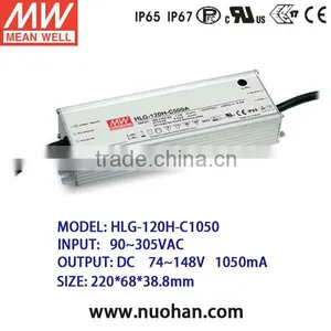 Meanwell HL150W Constantdriver 1050ma/ Single Output LED Power Supply 150w/150w Led Driver With PFC Function/dimming Led Driver thumbnail-1