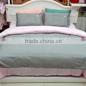 Microfiber or Cotton Sheet Set - Solid Two Different on Different Side thumbnail-3