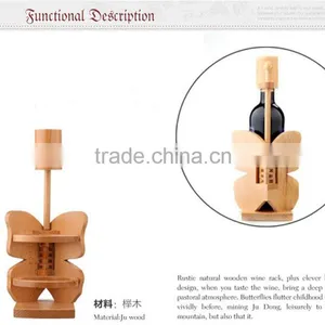 Special Butterfly Wooden Wine Rack,wine Bottle Holder,wine Carriage thumbnail-2