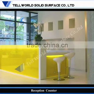 Modern Design Solid Surface Reception Table MART-114 thumbnail-1