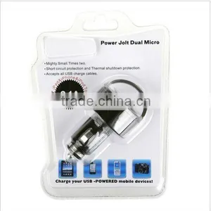 Car Charger With Dual USB Interfaces Compatible For IPad/iPhone/iPod Touch (micro Usb Car Charger/dual Usb Car Charger) thumbnail-1