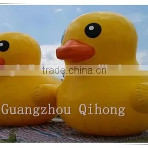 Cheap Giant Inflatable Cartoon Model Big Yellow Rubber Duck thumbnail-2