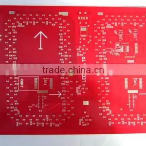 6 Layer Red Solder Mask PCB 1oz Copper IMS thumbnail-1