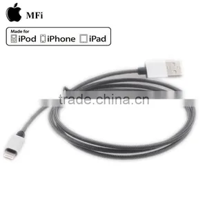 1m Nylon Braided MFi Usb Charging Cable thumbnail-5
