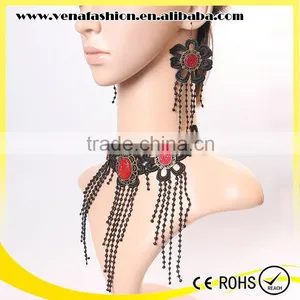Lace Fashion Indian Jewelry Set, Cheap Necklace and Earring Sets thumbnail-2