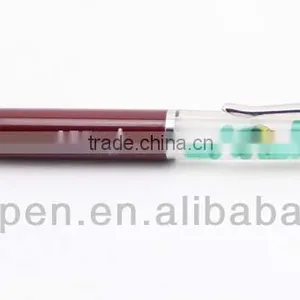 Promotional LED Ballpoint Pen With Liquid Inside thumbnail-2