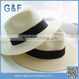 Hot Sale Cheap Summer Panama Straw Hat thumbnail-1