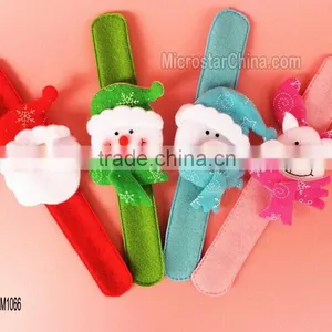 Christmas Party Giftt Promotional Christmas Custom Slap Bracelets thumbnail-1