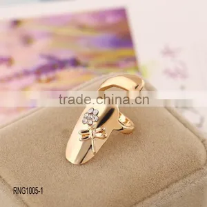 Hot French Design Personalized Women Gold and Silver Alloy Finger Rings thumbnail-2