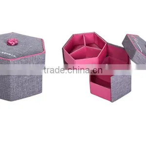 Multifunctional Treasure Box for Rings, Earrings, Necklace, Bracelet, Etc. thumbnail-3
