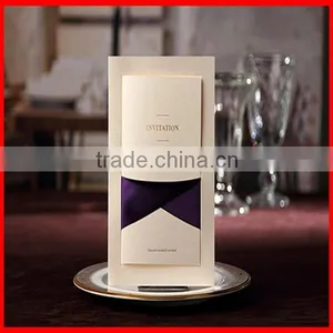 2014 New Fashion High Quality Handmade Hot Sale Wedding Invitation Card thumbnail-1
