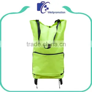 Polyester Reusable Shopping Folding Trolley Bag Supermarket thumbnail-4