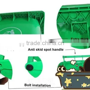 Outdoor Plastic Solid Recycling Wheelie Bin 240 Litre thumbnail-5